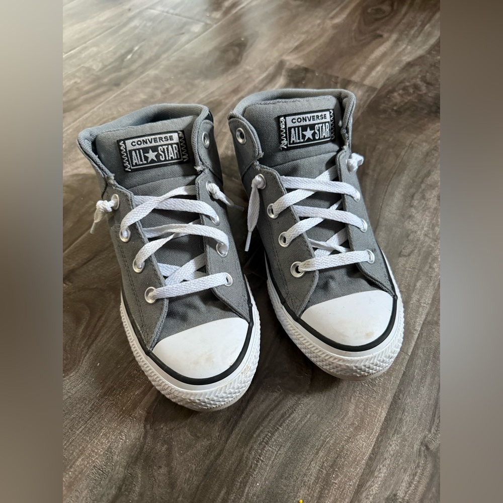 Converse Kids Gray High-Top All Star Sneakers